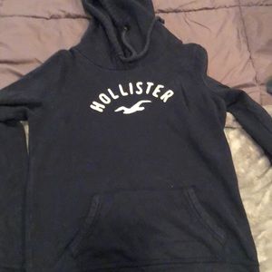 Hollister navy blue hoodie